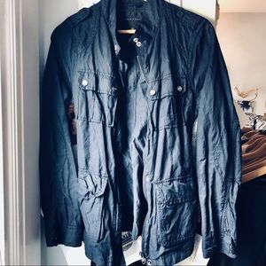 SANCTUARY Fall cargo jacket in navy